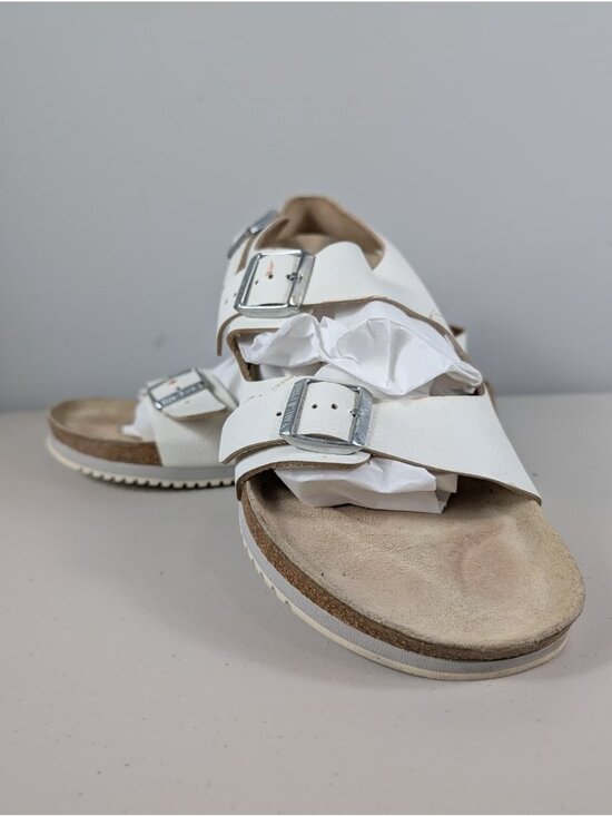 Birkenstock Milano sandals adjustable white straps men\'s size 13 main image 7
